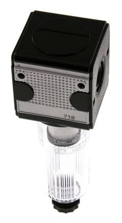 Voorfilter 0.3micron G1/4'' 160l/min Semi-Auto Polycarbonaat Multifix 1
