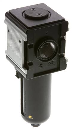 Voorfilter 0.3micron G1'' 2000l/min Semi-Auto Beschermende Kooi Polycarbonaat Multifix 4