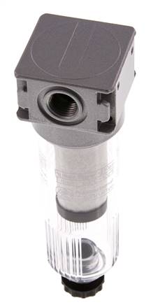 Voorfilter 0.3micron G1/4'' 160l/min Semi-Auto Polycarbonaat Multifix 0