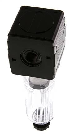 Voorfilter 0.3micron G1/4'' 160l/min Semi-Auto Polycarbonaat Multifix 1