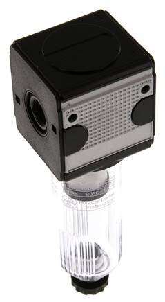 Voorfilter 0.3micron G1/4'' 160l/min Semi-Auto Polycarbonaat Multifix 1