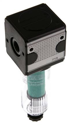 Microfilter 0.01micron G1/4'' 280l/min Semi-Auto Polycarbonaat Multifix 1