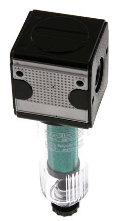 Microfilter 0.01micron G1/4'' 280l/min Semi-Auto Polycarbonaat Multifix 1