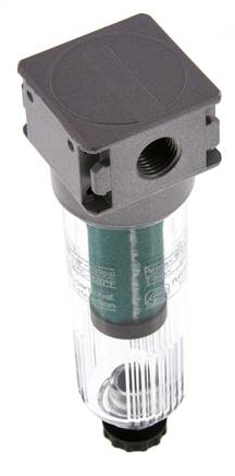Microfilter 0.01micron G1/4'' 450l/min Semi-Auto Polycarbonaat Multifix 0
