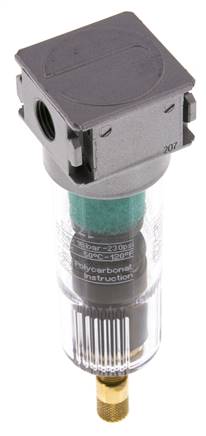 Microfilter 0.01micron G1/4'' 450l/min Auto Polycarbonaat Multifix 0