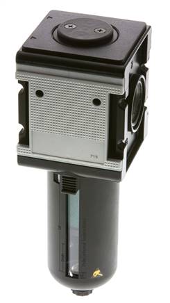 Microfilter 0.01micron G1'' 1500l/min Semi-Auto Beschermende Kooi Polycarbonaat Multifix 4