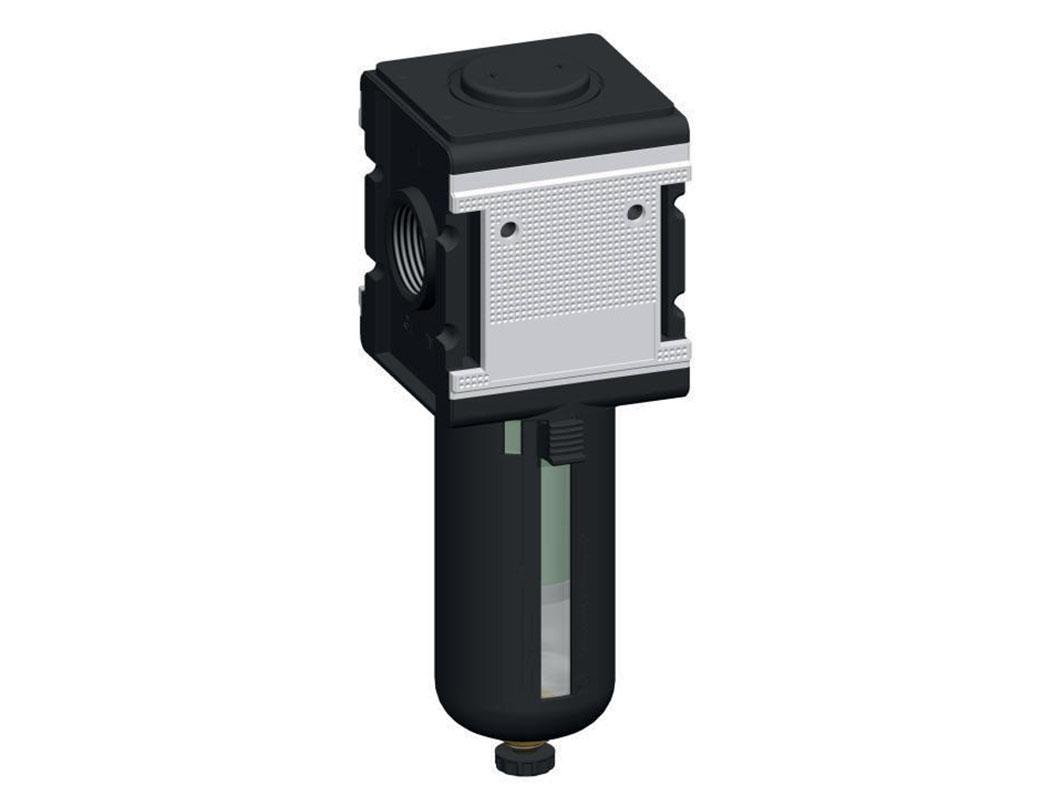 Microfilter 0.01micron G3/4'' 1500l/min Semi-Auto Beschermende Kooi Polycarbonaat Multifix 4