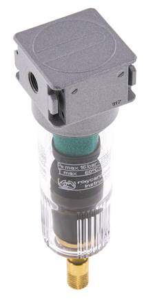 Microfilter 0.01micron G1/8'' 230l/min Auto Polycarbonaat Multifix 0