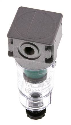 Microfilter 0.01micron G1/8'' 230l/min Semi-Auto Polycarbonaat Multifix 0
