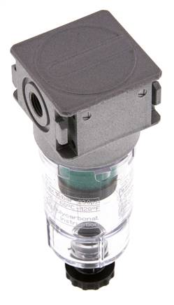 Microfilter 0.01micron G1/8'' 230l/min Semi-Auto Polycarbonaat Multifix 0