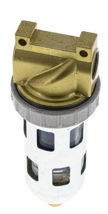 Microfilter 0.01micron G1/4'' 560l/min Semi-Automatische Beschermende Kooi Polycarbonaat Standaard 1