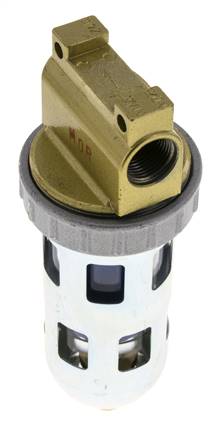 Microfilter 0.01micron G1/4'' 560l/min Semi-Automatische Beschermende Kooi Polycarbonaat Standaard 1