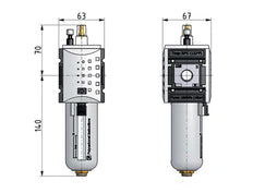 Smeermiddel G1/2'' Metaal Futura 2