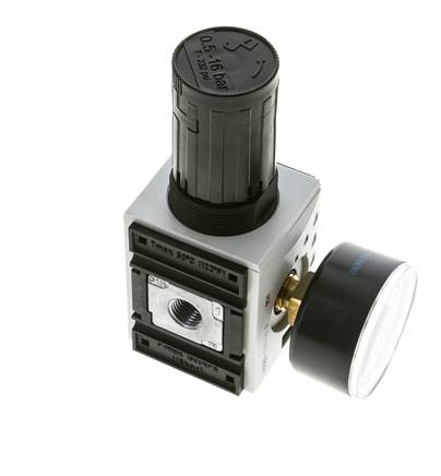 Precisiedrukregelaar voor spruitstukassemblage G1/4'' 2000l/min 0.5-16.0bar/7-232psi PA Futura 1