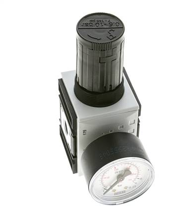 Nauwkeurige Drukregelaar voor Manifold Assemblage G1/4''&3/8'' 2500l/min 0.1-1.0bar/1-14psi PA Futura 1