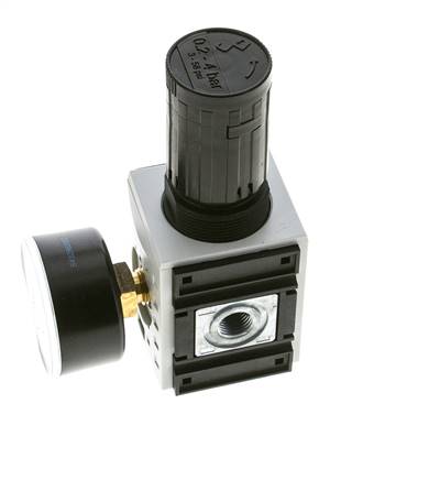 Precisiedrukregelaar voor spruitstukassemblage G1/4'' 2000l/min 0.2-4.0bar/3-58psi PA Futura 1