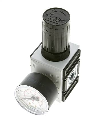Precisiedrukregelaar voor spruitstukassemblage G1/4'' 2000l/min 0.1-2.0bar/1-29psi PA Futura 1
