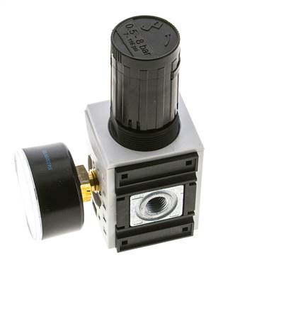 Precisiedrukregelaar voor spruitstukassemblage G1/4'' 2000l/min 0.5-8.0bar/7-116psi PA Futura 1