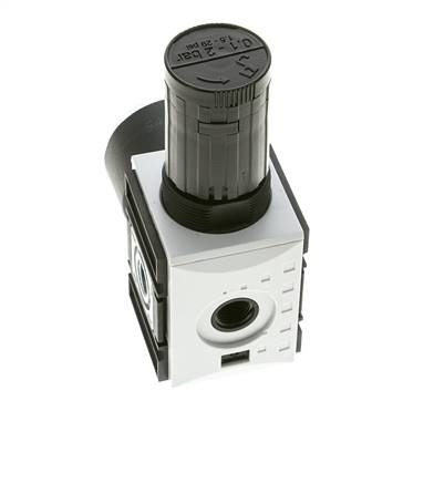 Precisiedrukregelaar voor spruitstukassemblage G1/4'' 2000l/min 0.1-2.0bar/1-29psi PA Futura 1