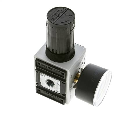 Precisiedrukregelaar voor spruitstukassemblage G1/4'' 2000l/min 0.5-10.0bar/7-145psi PA Futura 1