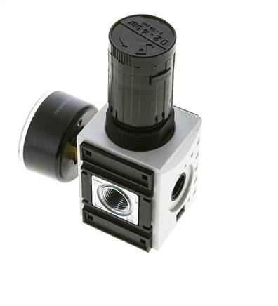 Precisiedrukregelaar voor spruitstukassemblage G1/4''&3/8'' 2500l/min 0.2-4.0bar/3-58psi PA Futura 1