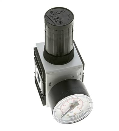 Nauwkeurige Drukregelaar voor Manifold Assemblage G1/4''&3/8'' 2500l/min 0.1-2.0bar/1-29psi PA Futura 1