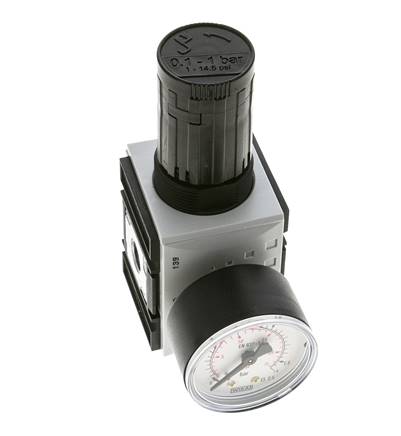 Nauwkeurige Drukregelaar voor Manifold Assemblage G1/4'' 2000l/min 0.1-1.0bar/1-14psi PA Futura 1