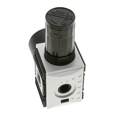 Nauwkeurige Drukregelaar voor Manifold Assemblage G1/4''&3/8'' 2500l/min 0.5-10.0bar/7-145psi PA Futura 1