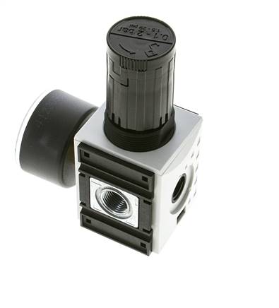 Nauwkeurige Drukregelaar voor Manifold Assemblage G1/4''&3/8'' 2500l/min 0.1-2.0bar/1-29psi PA Futura 1