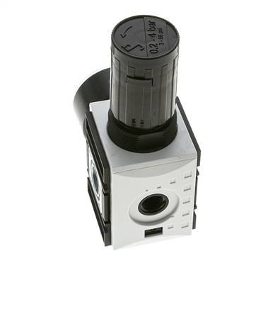 Precisiedrukregelaar voor spruitstukassemblage G1/4''&3/8'' 2500l/min 0.2-4.0bar/3-58psi PA Futura 1