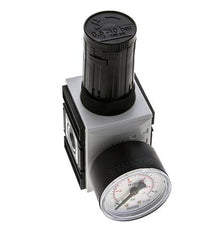 Drukregelaar voor Verdeelblok G1/4'' en 3/8'' 2500l/min 0,5-10,0bar/7-145psi Futura 1