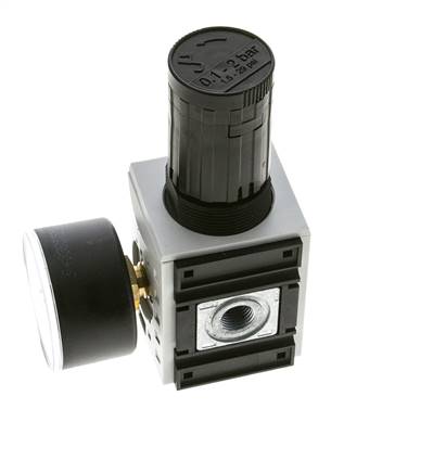 Drukregelaar voor Manifold Assemblage G1/4'' 2000l/min 0.1-2.0bar/1-29psi PA Futura 1