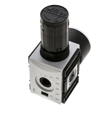 Drukregelaar voor Verdeelblok G1/4'' en 3/8'' 2500l/min 0,5-10,0bar/7-145psi Futura 1