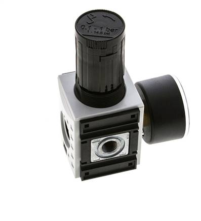 Drukregelaar voor Manifold Assemblage G1/4'' 2000l/min 0.1-1.0bar/1-14psi PA Futura 1