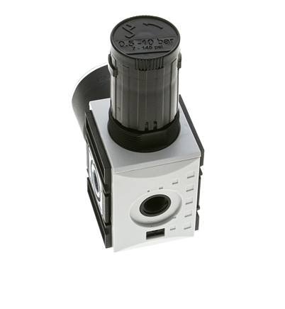 Drukregelaar voor Manifold Assemblage G1/4'' 2000l/min 0.5-10.0bar/7-145psi PA Futura 1