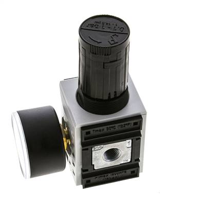 Drukregelaar voor Manifold Assemblage G1/4'' 2000l/min 0.1-1.0bar/1-14psi PA Futura 1