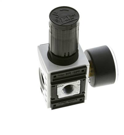 Drukregelaar voor Manifold Assemblage G1/4''&3/8'' 2500l/min 0.1-1.0bar/1-14psi PA Futura 1