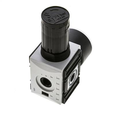 Drukregelaar voor Manifold Assemblage G1/4'' 2000l/min 0.1-1.0bar/1-14psi PA Futura 1