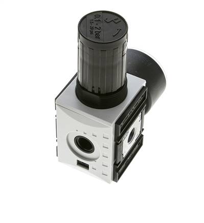 Drukregelaar voor Manifold Assemblage G1/4'' 2000l/min 0.1-2.0bar/1-29psi PA Futura 1