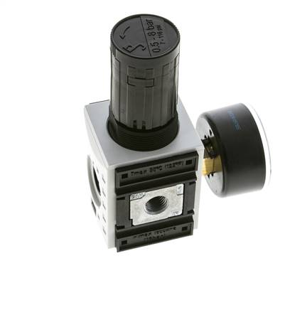 Drukregelaar voor Manifold Assemblage G1/4'' 2000l/min 0.5-8.0bar/7-116psi PA Futura 1
