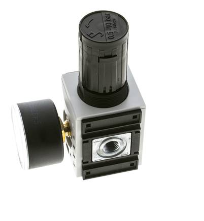 Drukregelaar voor Manifold Assemblage G1/4'' 2000l/min 0.5-10.0bar/7-145psi PA Futura 1