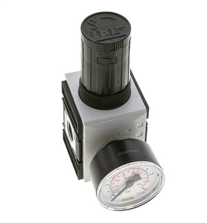 Drukregelaar voor Manifold Assemblage G1/4''&3/8'' 2500l/min 0.5-8.0bar/7-116psi PA Futura 1