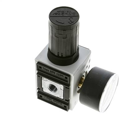 Drukregelaar voor Manifold Assemblage G1/4'' 2000l/min 0.1-2.0bar/1-29psi PA Futura 1