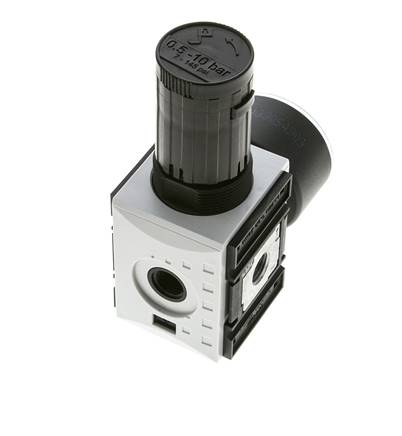 Drukregelaar voor Manifold Assemblage G1/4'' 2000l/min 0.5-10.0bar/7-145psi PA Futura 1