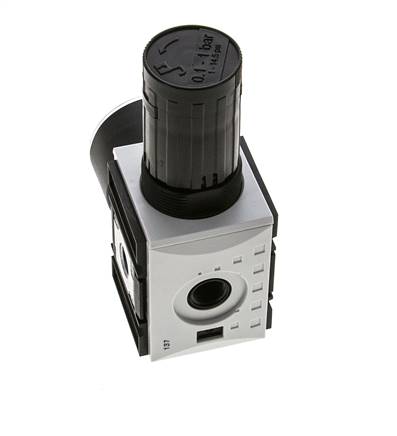 Drukregelaar voor Manifold Assemblage G1/4'' 2000l/min 0.1-1.0bar/1-14psi PA Futura 1