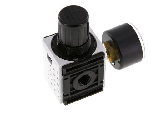 Drukregelaar G1/4'' 1000l/min 0.2-4.0bar/3-58psi PA 40 mm Manometer Futura 0