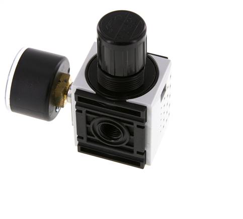 Drukregelaar G1/4'' 1000l/min 0.2-4.0bar/3-58psi PA 40 mm Manometer Futura 0