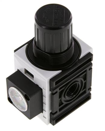 Drukregelaar G1/4'' 1000l/min 0.2-4.0bar/3-58psi PA Futura 0