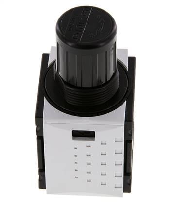 Drukregelaar G1/4'' 1000l/min 0.5-10.0bar/7-145psi PA Futura 0