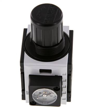 Drukregelaar G1/4'' 1000l/min 0.5-10.0bar/7-145psi PA Futura 0